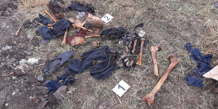 Hocalı'da toplu mezar bulundu