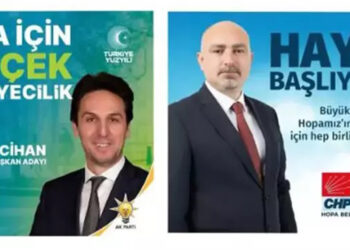 Hopa'da partiler farklı, başkan adaylarının isimleri aynı