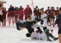 Isparta'da kar ragbi şampiyonası düzenlendi