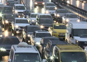 İstanbul'da trafik yoğunluğu yüzde 78