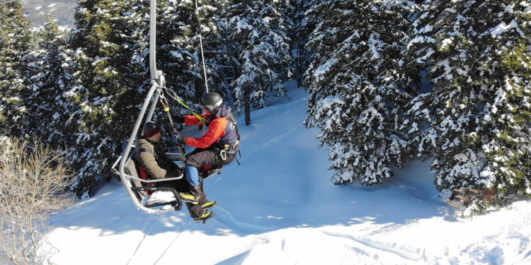 JAK'tan 'beyaz cennet'te kış tatbikatı