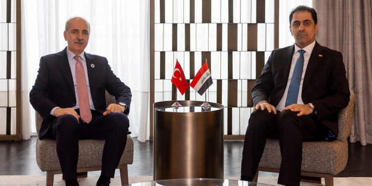 Kurtulmuş, Irak Temsilciler Meclisi Başkan Vekili ile görüştü