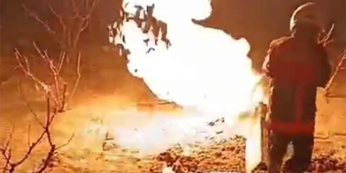 Mersin'de sondaj kuyusundan yanıcı gaz çıktı