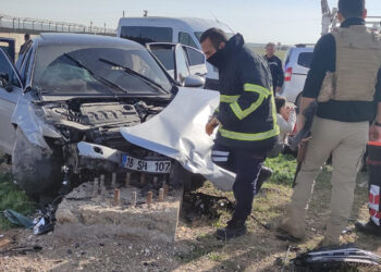 Mardin Nusaybin'de kaza: 1'i bebek, 6 yaralı
