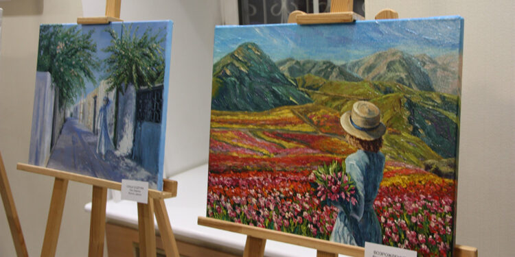 Rus sanatçılardan 'Türkiye'den Manzaralar' resim sergisi