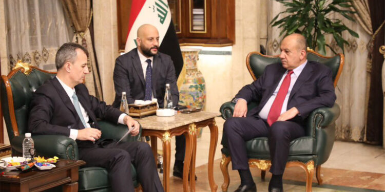 Haluk Görgün Irak Savunma Bakanı ile görüştü