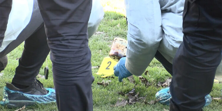 Parkta bulunan cenin, polis ekiplerini harekete geçirdi