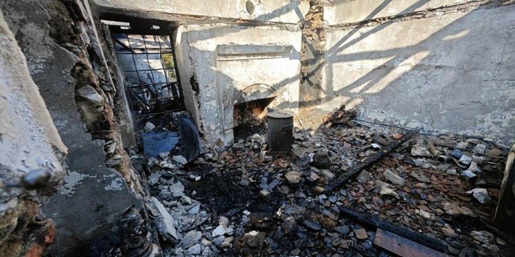 Sobadan çıkan yangında öldü