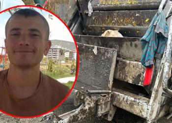 Çöp kamyonundan düşen ve beyin ölümü gerçekleşen işçi yaşamını yitirdi