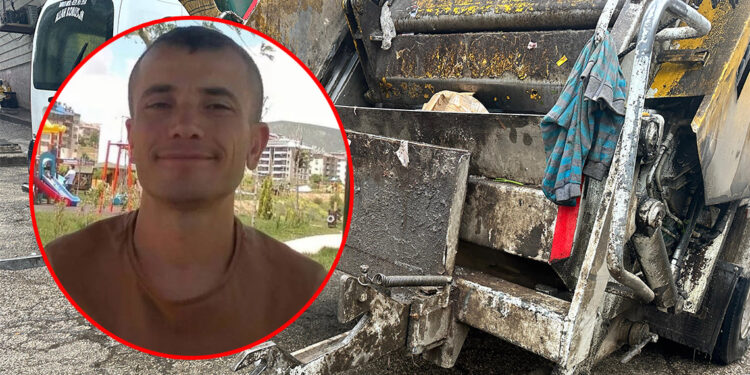 Çöp kamyonundan düşen ve beyin ölümü gerçekleşen işçi yaşamını yitirdi