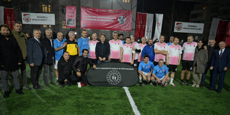 Toplum ruh sağlığı ve farkındalığı maçı oynandı