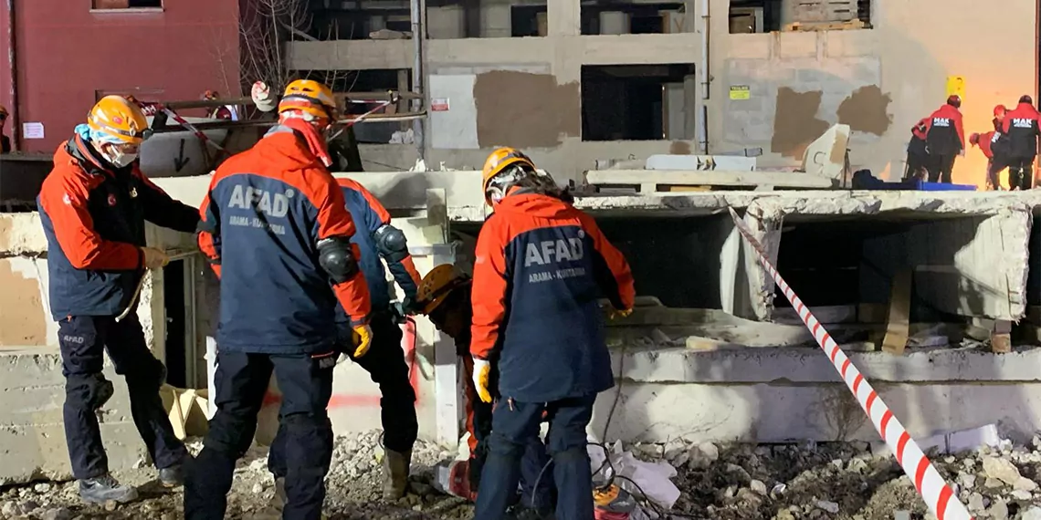 Ankara afad ekiplerinden deprem tatbikatı