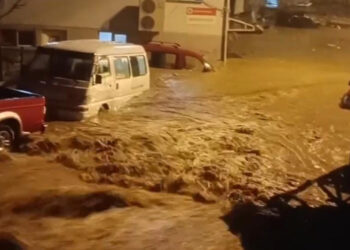 Artvin'de sağanak sele neden oldu, 3 bina tahliye edildi