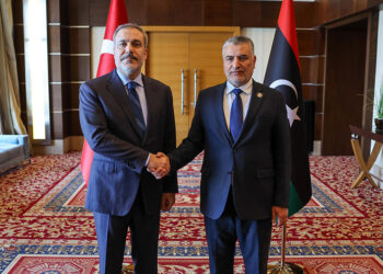 Bakan Fidan, Libya Yüksek Devlet Konseyi Başkanı ile bir araya geldi