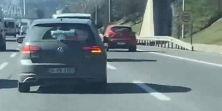 Beykoz'da yol verme tartışması