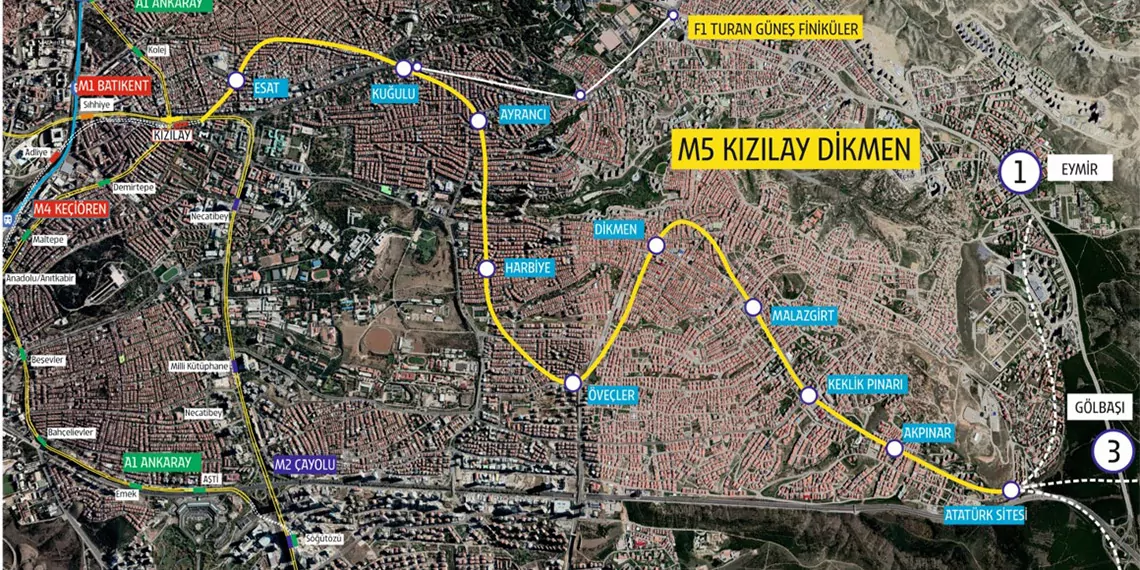 Başkentte 5 yeni metro hattının projeleri sürdürülüyor