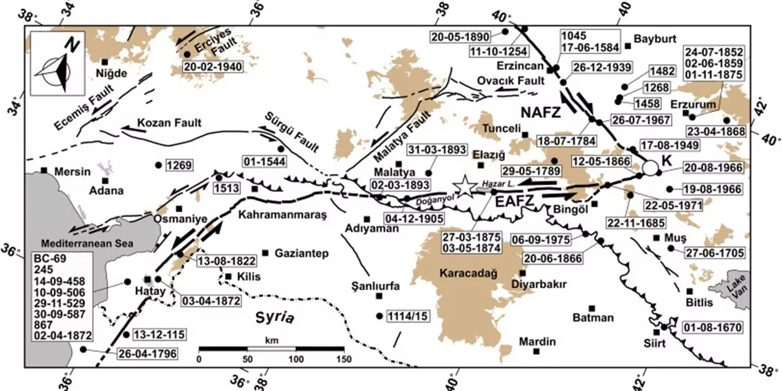 Elazig ile bingol arasindaki kirilmayan fay 7lik deprem olusturabilecek potansiyele sahip 6021 dhaphoto6 - öne çıkan - haberton