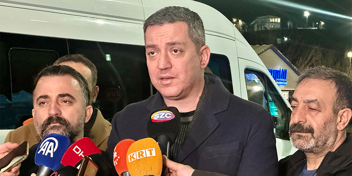 TBB Başkanı Erinç Sağkan'dan olay yerinde açıklama; "İliç'teki maden kazasına biz kaza diyemeyiz. Göz göre göre gelen bir olaya biz kaza diyemeyiz"