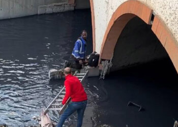 Polisten kaçarak dereye atlayan şüpheli yakalandı