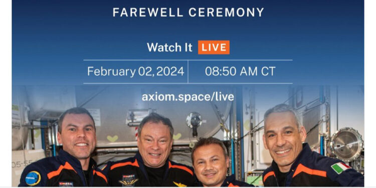 Gezeravcı için Uluslararası Uzay İstasyonu'nda 'veda töreni' düzenlenecek