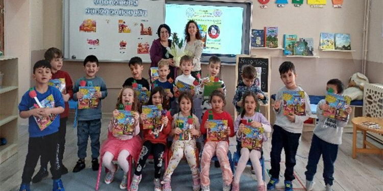 Ankara/Elmadağ Hasanoğlan Mesleki ve Teknik Anadolu Lisesi Anaokulu’nda yazar-okur buluşması