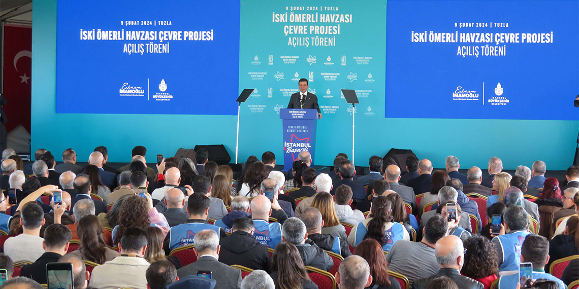 İstanbul Büyükşehir Belediye (İBB) Başkanı Ekrem İmamoğlu, "Ömerli Barajı'na atık su akışını engelleyecek proje tamamlandı" dedi.