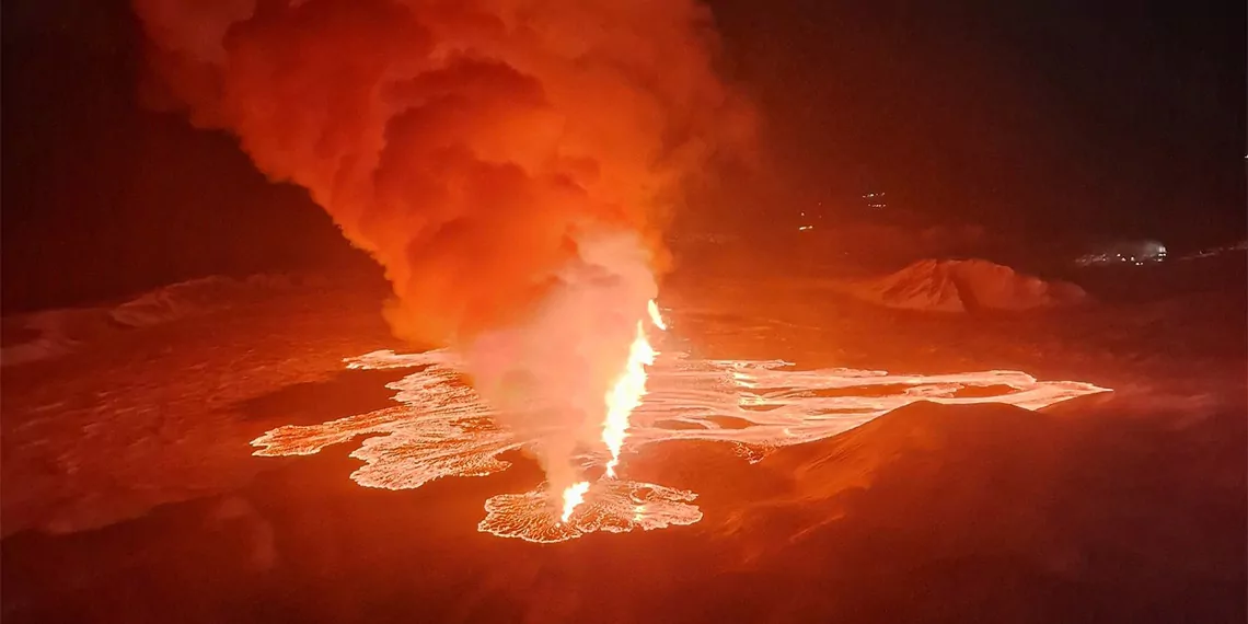 Fagradalsfjall yanardağı 3’üncü kez patladı