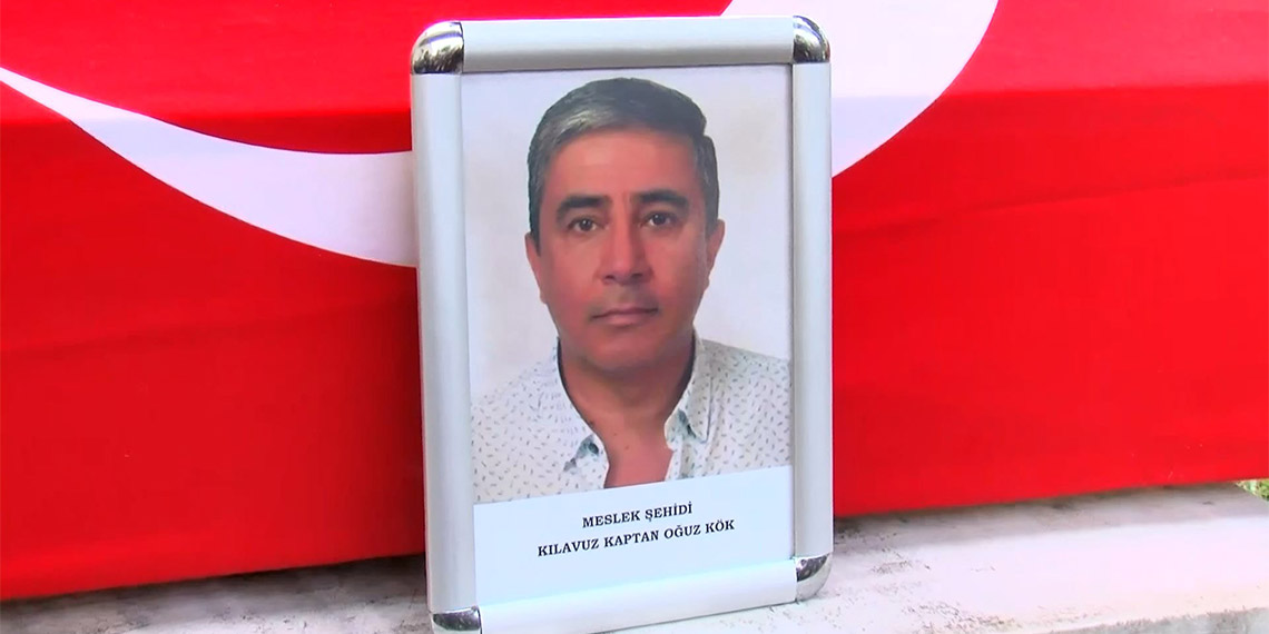 Oğuz kaptan son yolculuğuna uğurlandı