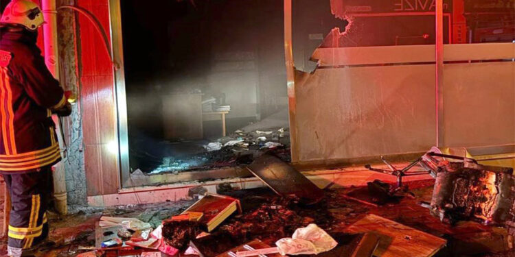 Kırklareli Belediyesi'ne ait şirket binası kundaklandı