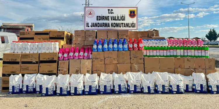 Markette 4 ton sahte deterjan ele geçirildi