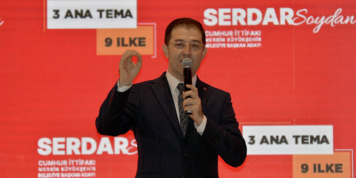 MHP Mersin Büyükşehir Belediye Başkan Adayı Serdar Soydan, "Cumhuriyet’in 100’üncü yıl dönümünde 100 proje ile Mersinli hemşehrilerimizin karşısına çıkacağız" dedi.