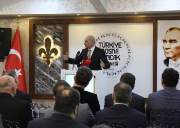 Birol Aydın Türkiye Bosna Sancak Derneği’ni ziyaret etti