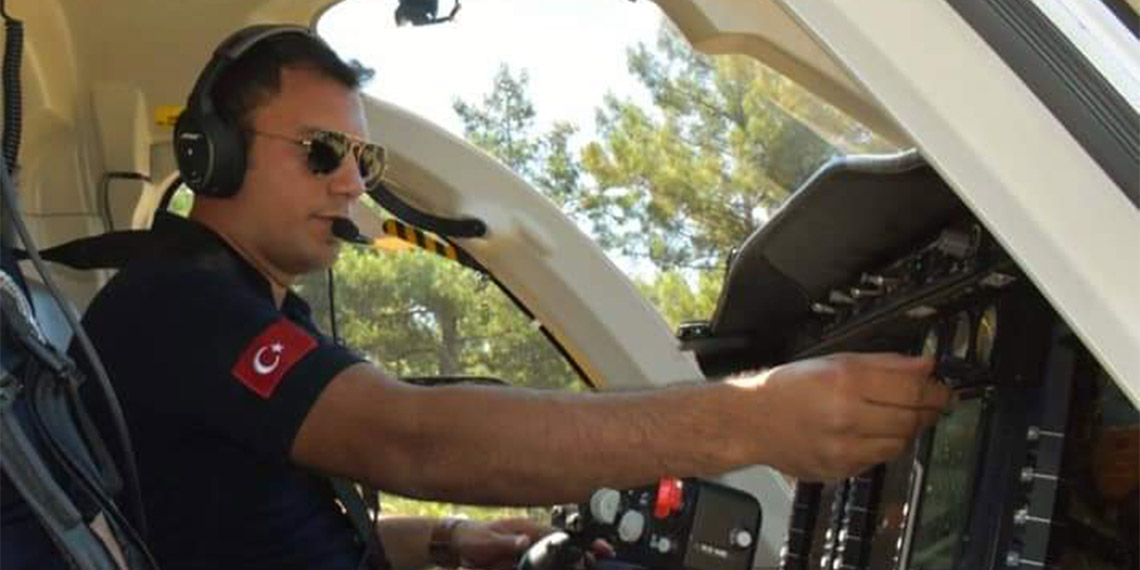 Helikopter kazasında şehit olan pilot emniyet amirinin babaevinde yas var