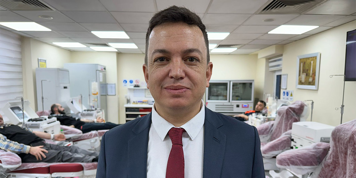 Talasemi Federasyonu Genel Başkanı Mustafa Dolu, kan bağışının talasemi hastaları için normal insanlara göre daha hayati olduğunu belirtti.
