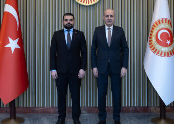 Numan Kurtulmuş, Kuzey Makedonya Adalet Bakanı'nı kabul etti