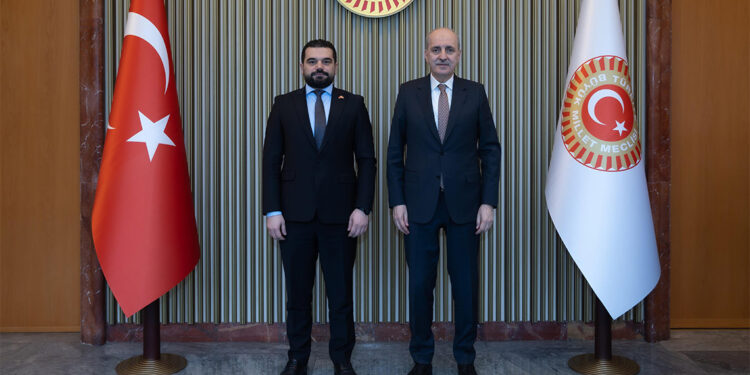 Numan Kurtulmuş, Kuzey Makedonya Adalet Bakanı'nı kabul etti