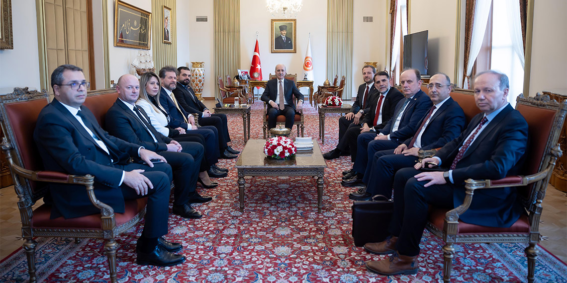 Numan Kurtulmuş, Kuzey Makedonya Adalet Bakanı'nı kabul etti