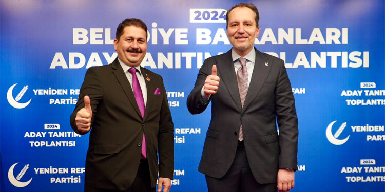 Yeniden Refah Partisi 2'si büyükşehir 80 belediye başkan adayını açıkladı