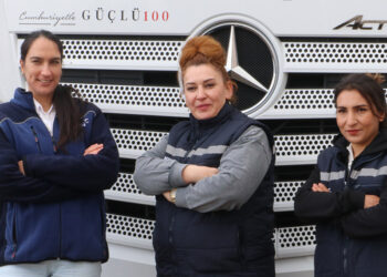 3 kadın TIR şoförü, 200 erkek arasında çalışıyor