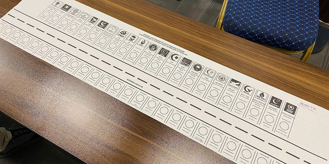 31 Mart seçimleri için hazırlanan pusulalar tanıtıldı