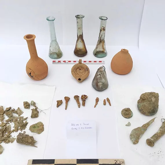 Amasra'da sondaj kazısında tarihi eserler bulundu