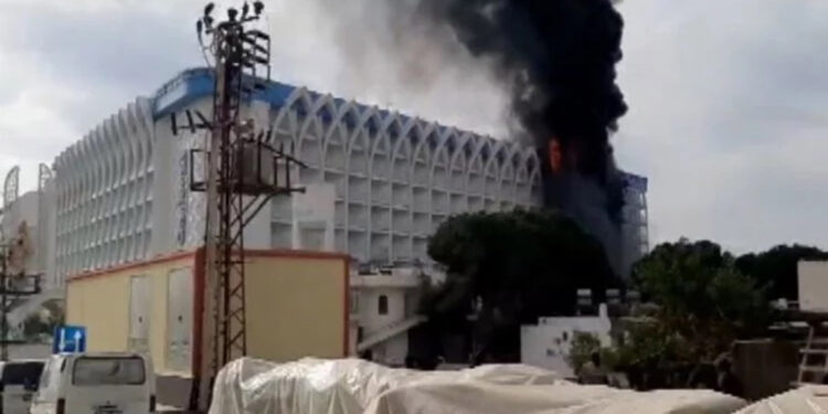 Antalya'da 5 yıldızlı otelde yangın