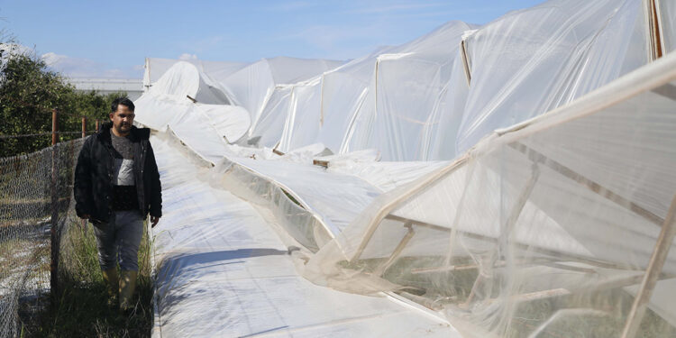 Antalya'da dolu yağışı, tarım alanlarına zarar verdi