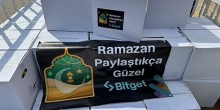 Bitget, Hatay'daki depremzedelere gıda kolisi dağıttı