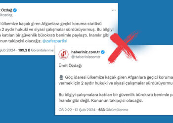 Afganlara geçici koruma statüsü verildiği iddialarına açıklama