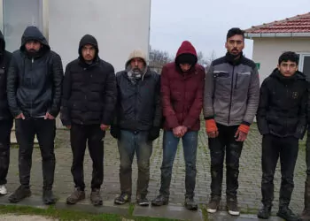 Edirne'de 8 kaçak göçmen ve 1 organizatör yakalandı