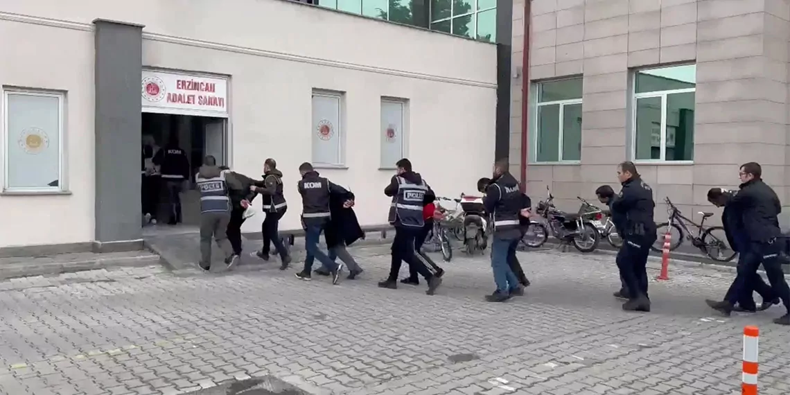 Erzincan'da suç örgütüne operasyon; 6 tutuklama