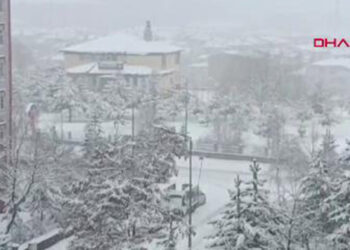 Erzurum'da 547 kırsal mahallenin yolu kardan kapandı