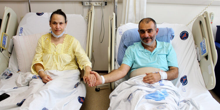 Eşinin bağışladığı böbrekle yaşama tutundu