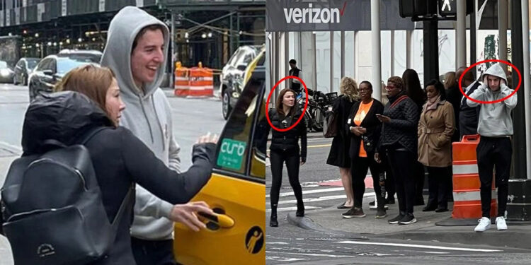 Eylem Tok ve oğlu New York'ta görüntülendi